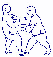 Taikiken single hand pushing hands