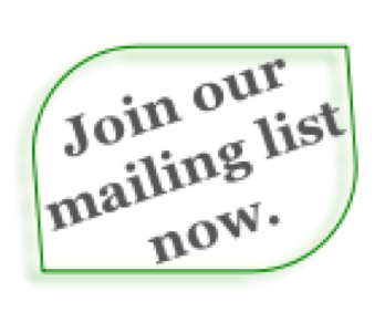 Logo, join our mailing list