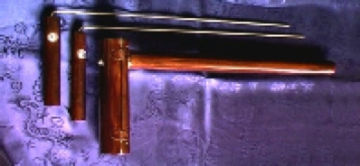 L rods in bamboo case