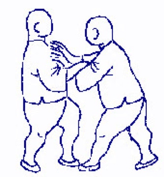 SUISHU - TUI SHOU  In combat contact between your and your opponent's hands happens very often. 