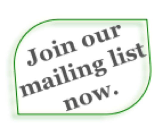 join our mailing list
